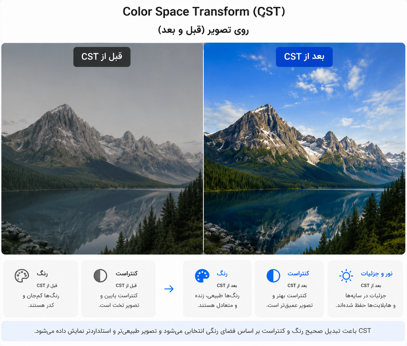 تنظیمات Input و Output در Color Space Transform داوینچی 21