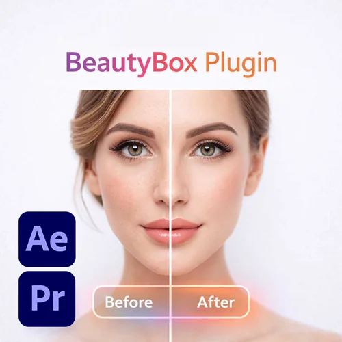دانلود پلاگین روتوش پوست حرفه ای پریمیر BeautyBox Premiere