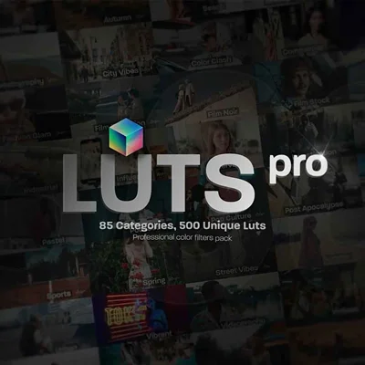 دانلود پریست پک حرفه‌ای رنگ‌آمیزی حرفه‌ای LUTs Pro
