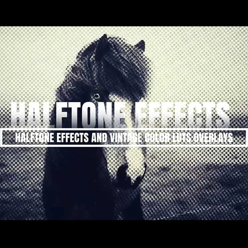 دانلود پریست وینتیج Halftone Effect and Vintage Color