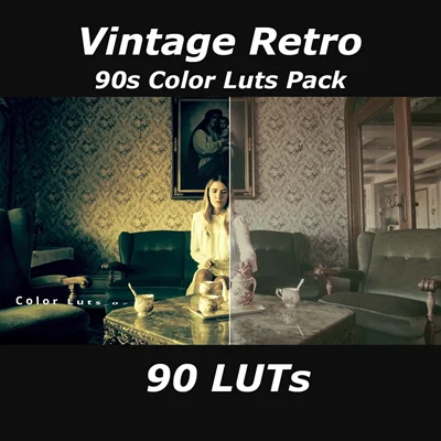 دانلود پریست رنگ Vintage Retro 90s Color Luts Pack